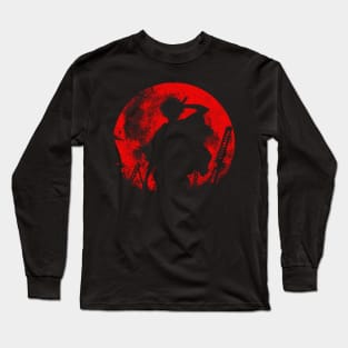 Moonlight Samurai swords Long Sleeve T-Shirt